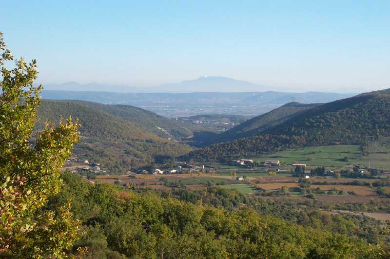 Mont Ventoux from aubignas village